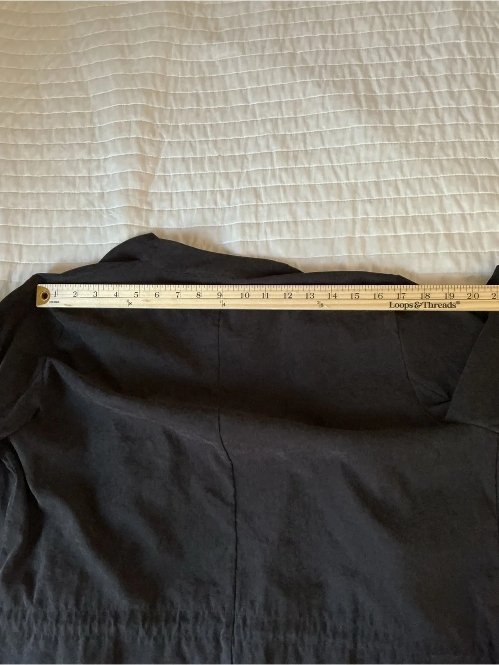 Zara Black Waterfall Open-Front Lightweight Jacket